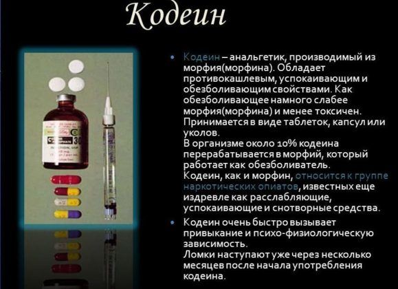 Свойства кодеинового сиропа от кашля